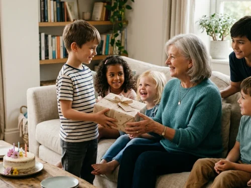Grandma Birthday Gift Ideas with Grandchildren’s Names