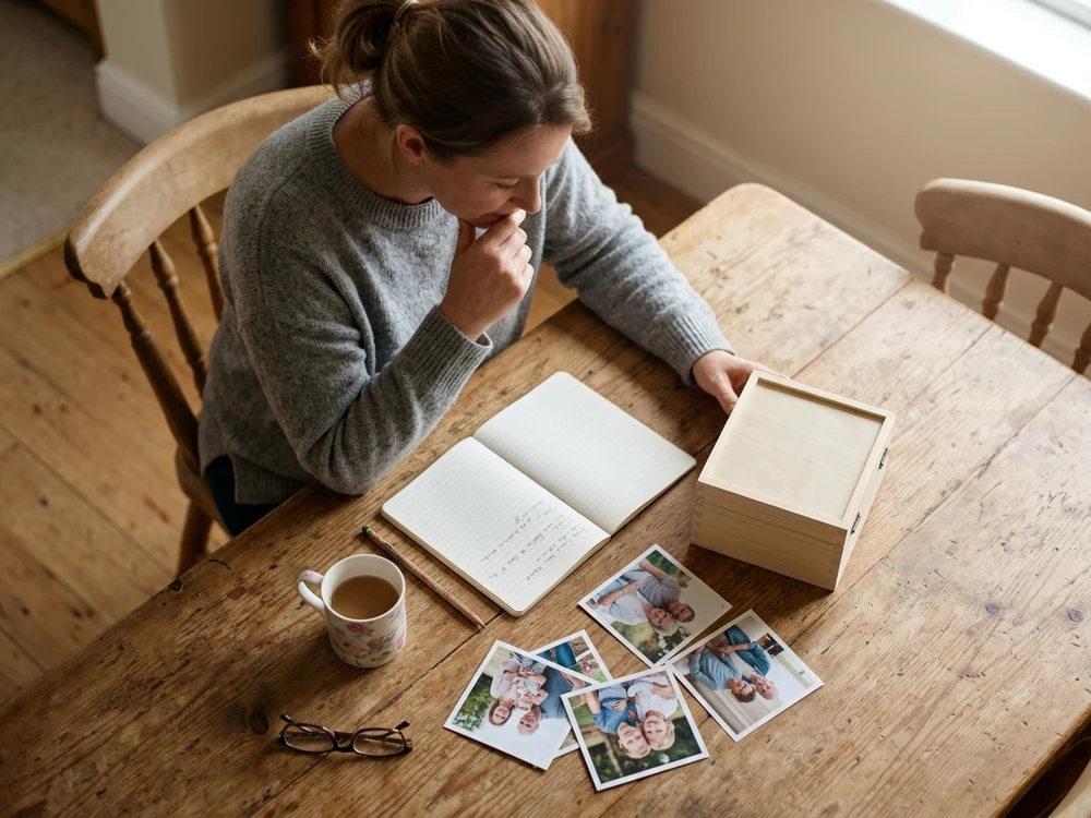 Planning names and a personal message for a Grandpa Father’s Day gift