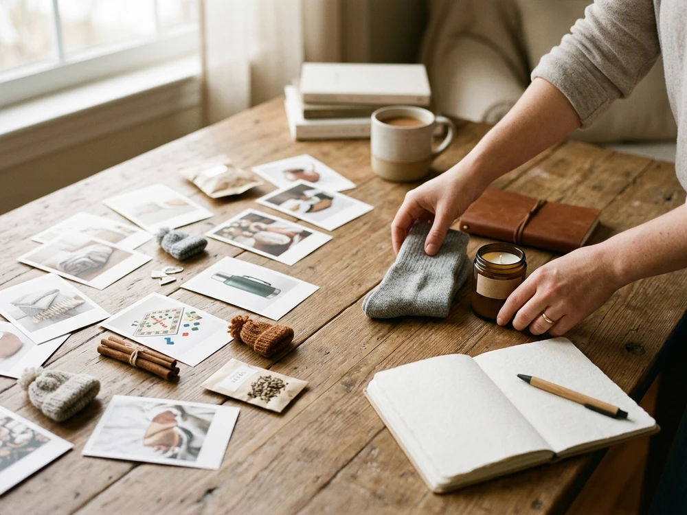 Family gift ideas being narrowed into a shortlist of three options